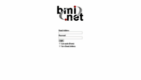 What Webmail.bmi.net website looked like in 2020 (3 years ago)