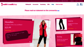 What Walkwear.org website looked like in 2020 (3 years ago)