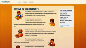 What Webstuff.org website looked like in 2020 (3 years ago)