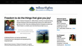 What Wellnessrhythms.com website looked like in 2020 (3 years ago)
