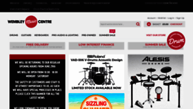What Wembleydrumcentre.com website looked like in 2020 (3 years ago)
