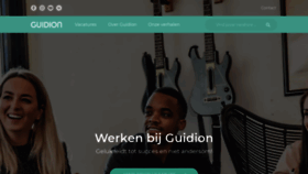 What Werkenbijguidion.nl website looked like in 2020 (3 years ago)