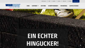 What Weserwaben.de website looked like in 2020 (3 years ago)