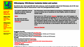 What Wgcompany.de website looked like in 2020 (3 years ago)
