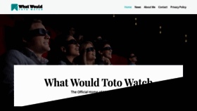 What Whatwouldtotowatch.com website looked like in 2020 (3 years ago)