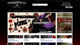 What Wholesaletattoo.com website looked like in 2020 (3 years ago)