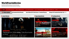 What Worldfree4umovies.co website looked like in 2020 (3 years ago)