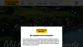 What Wolfgangsee.at website looked like in 2020 (3 years ago)