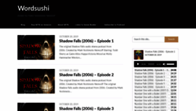 What Wordsushi.com website looked like in 2020 (3 years ago)