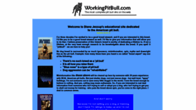 What Workingpitbull.com website looked like in 2020 (3 years ago)
