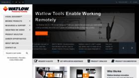 What Watlow.com website looked like in 2020 (3 years ago)
