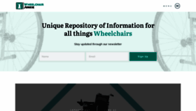 What Wheelchairjunkie.com website looked like in 2020 (3 years ago)