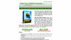 What Webformspamprotection.com website looked like in 2020 (3 years ago)