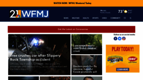 What Wfmj.com website looked like in 2020 (3 years ago)