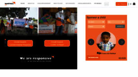 What Worldvision.in website looked like in 2020 (3 years ago)