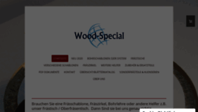 What Wood-special.de website looked like in 2020 (3 years ago)