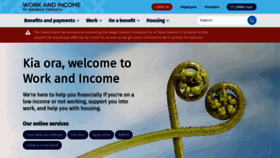 What Workandincome.govt.nz website looked like in 2020 (3 years ago)