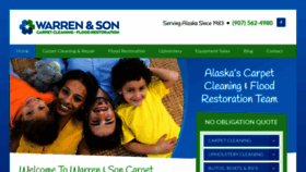 What Warrenandsoncarpetcleaning.com website looked like in 2020 (3 years ago)