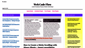 What Webcodeflow.com website looked like in 2020 (3 years ago)