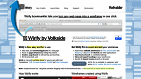 What Wirify.com website looked like in 2020 (3 years ago)