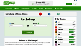 What Wisechanger.com website looked like in 2020 (3 years ago)