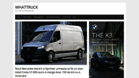 What Whattruck.ro website looked like in 2020 (3 years ago)
