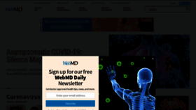 What Webmd.org website looked like in 2020 (3 years ago)