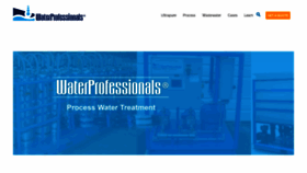 What Waterprofessionals.com website looked like in 2020 (3 years ago)