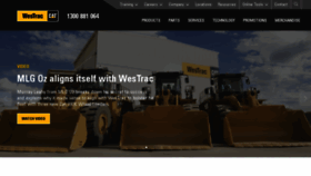 What Westrac.com.au website looked like in 2020 (3 years ago)