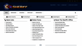 What Willcosheriff.org website looked like in 2020 (3 years ago)