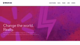 What Walmartlabs.com website looked like in 2020 (5 years ago)