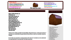 What Werentsheds.com website looked like in 2020 (4 years ago)