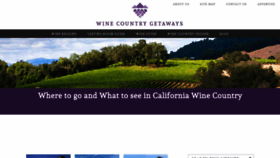 What Winecountrygetaways.com website looked like in 2020 (3 years ago)
