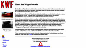 What Wagenfreunde.de website looked like in 2020 (3 years ago)