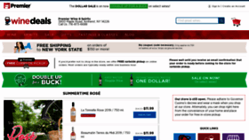 What Winedeals.com website looked like in 2020 (3 years ago)