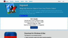 What Webinpaint.com website looked like in 2020 (3 years ago)