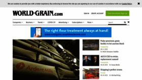 What World-grain.com website looked like in 2020 (3 years ago)