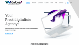 What Webulous.be website looked like in 2020 (3 years ago)