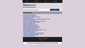 What Wapka.wapsing.com website looked like in 2020 (3 years ago)