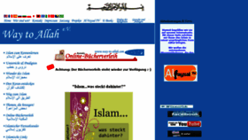 What Way-to-allah.com website looked like in 2020 (3 years ago)