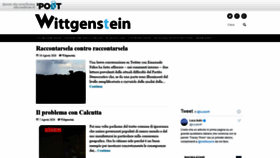 What Wittgenstein.it website looked like in 2020 (3 years ago)