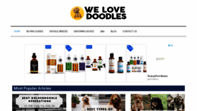 What Welovedoodles.com website looked like in 2020 (3 years ago)