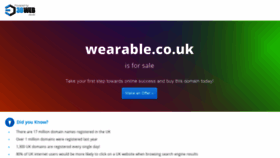 What Wearable.co.uk website looked like in 2020 (4 years ago)
