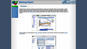 What Weblogexpert.com website looked like in 2020 (3 years ago)
