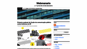 What Webmanario.com website looked like in 2020 (3 years ago)