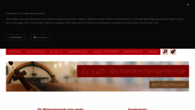What Wichernkirchengemeinde.de website looked like in 2020 (3 years ago)