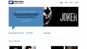 What Whitebearpr.com website looked like in 2020 (3 years ago)