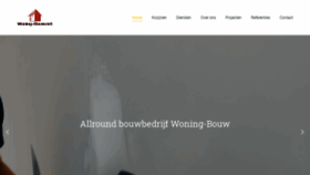 What Woning-bouw.net website looked like in 2020 (3 years ago)