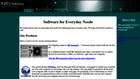 What Wdpsoftware.com website looked like in 2020 (3 years ago)