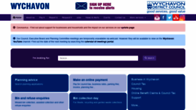 What Wychavon.gov.uk website looked like in 2020 (3 years ago)